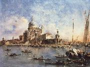 Francesco Guardi, Venice The Punta della Dogana with S.Maria della Salute